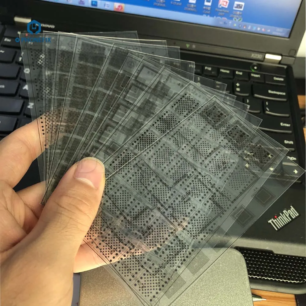 Зеленая УФ паяльная маска чернила трафарет для реболлинга BGA ремонт потеря