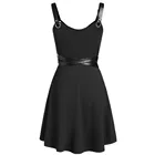 Женское платье без рукавов, черное Бандажное платье с асимметричным подолом, вечерние повседневные Мини-платья большого размера