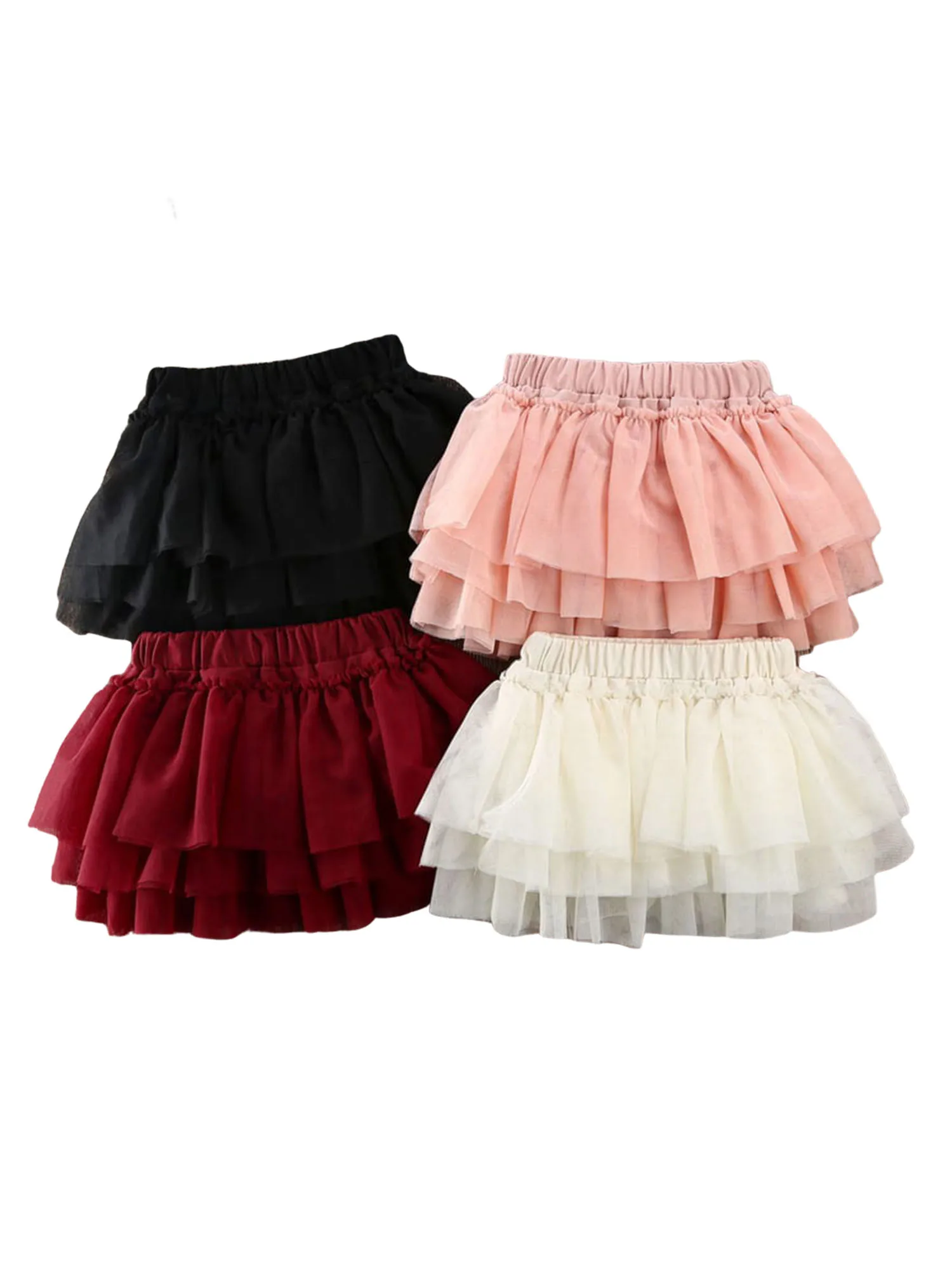 Новинка Юбки пачки для маленьких девочек от 1 до 5 лет Детские балетные юбки
