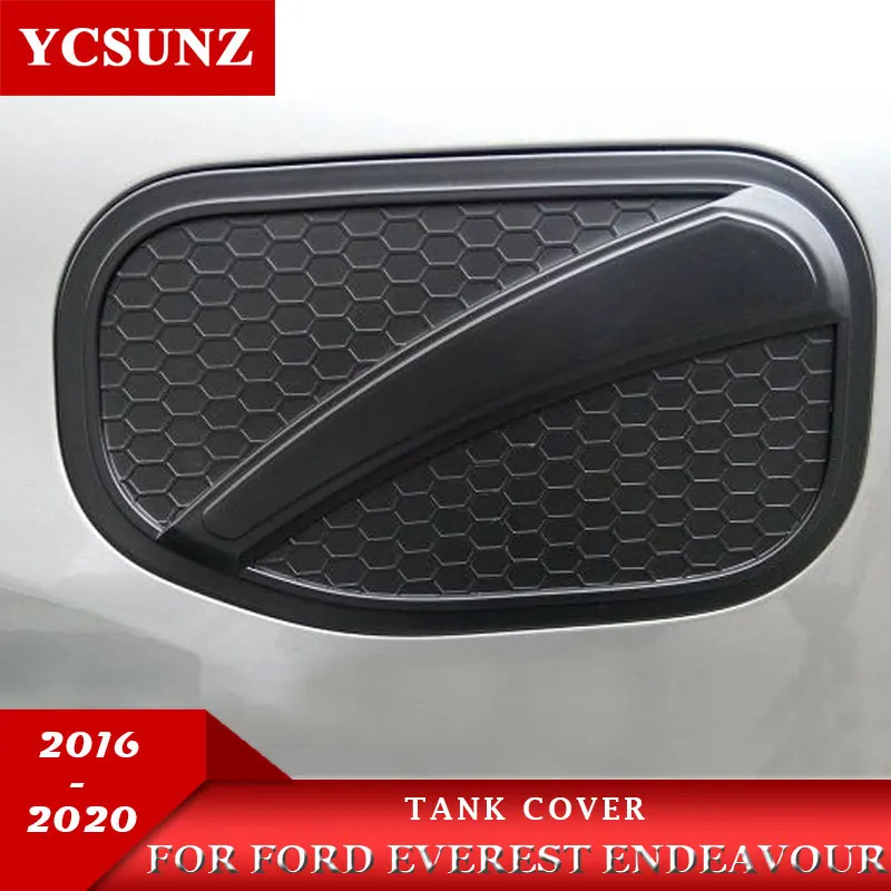 ABS матовая черная газовая Крышка для Ford Everest ручной работы 2016 2017 2018 2019 YCSUNZ|cap picture|cap