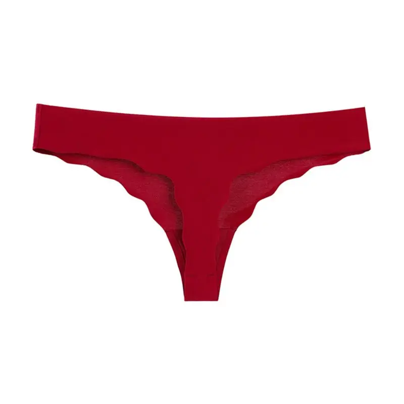 Стринги женские бесшовные с леопардовым принтом бантом низкой посадкой