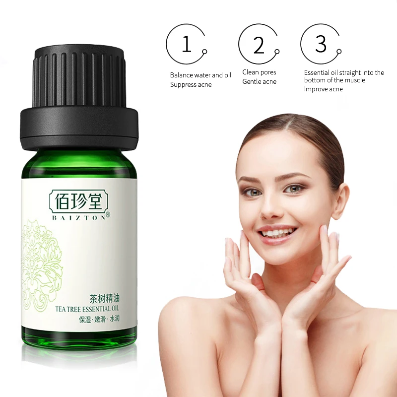 Pure Tea Tree Essential Oil 100% Tea Tree Essential Oil Anti-wrinkle Extract Acne Removal Scars Marks Treatment Face Care