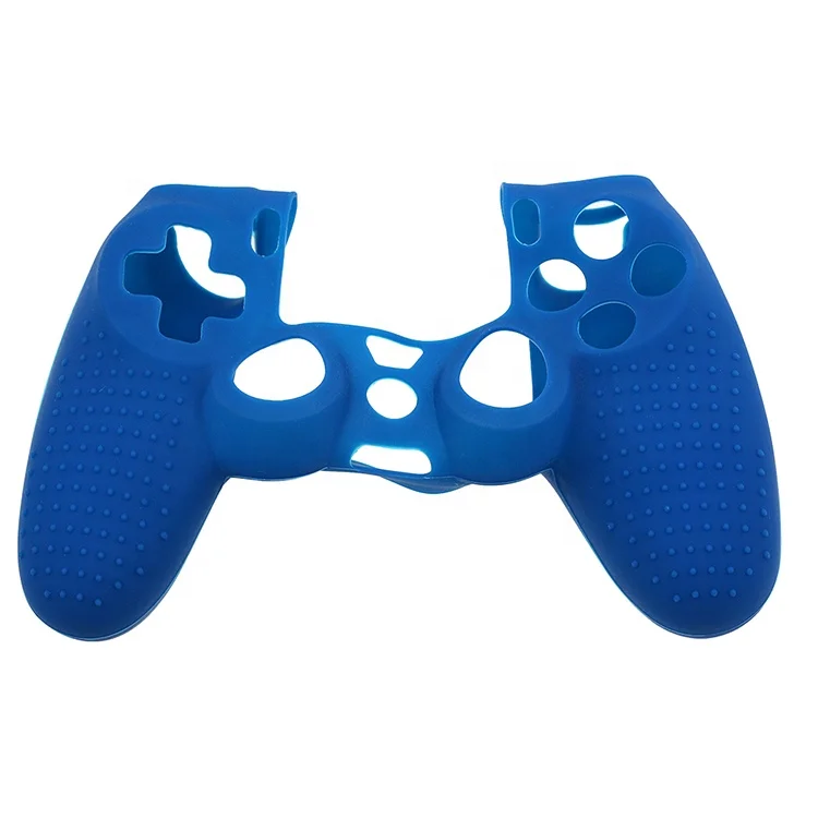 

Protective Blue Silicone Skin Cover Case Gel Rubber Sleeve Grip For Playstation 4 PS4 Controller