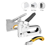 heavy duty 3 in 1 manual nail 1008f upholstery framing stapler multitool nailer furniture remover gun kits rivet tool stationery