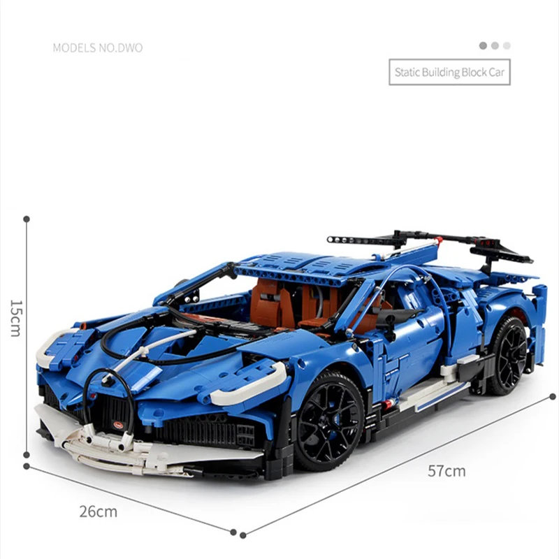 13125 Technic Car совместимый 42083 20086 Bugattis игрушки Chiron автомобиль Дети Рождественские