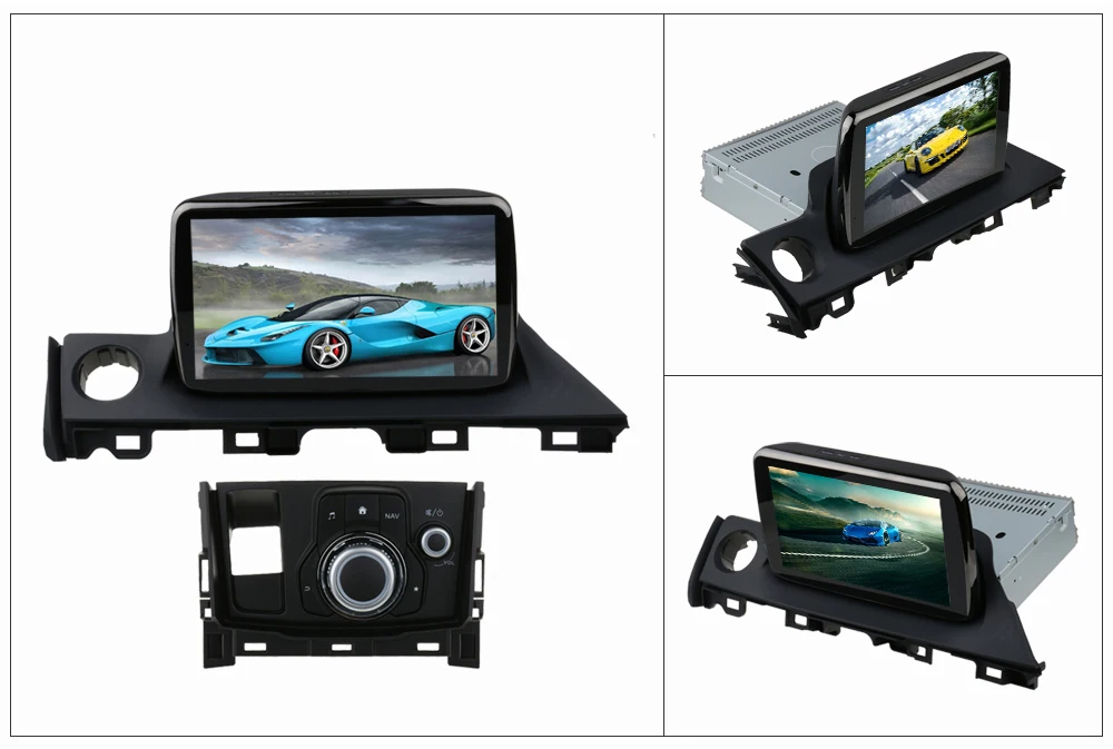 SINOSMART 4 ядра/8 ядерный процессор 2G Android 8,1 автомобильный gps-навигатор для Mazda 3 Axela-/Mazda 6 Atenza