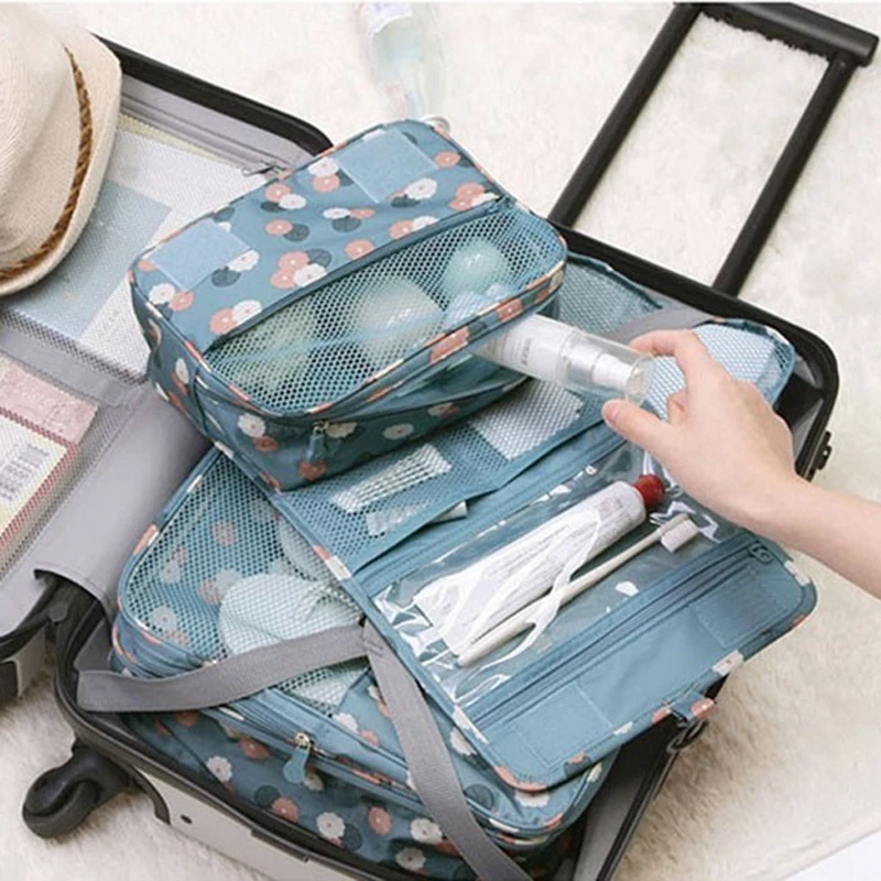 

Travel Cosmetic Bag Women Cosmetic Bag Wash Toiletry Make Up Organizer Storage Travel Kit Bag Ladies beauty Bag pouch