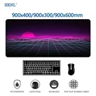 Игровой коврик для мыши Retrowave, Настольный коврик для мыши, игровой Настольный коврик, коврик для мыши, большой коврик, расширенный коврик для стола, ковры 900x400 Xl
