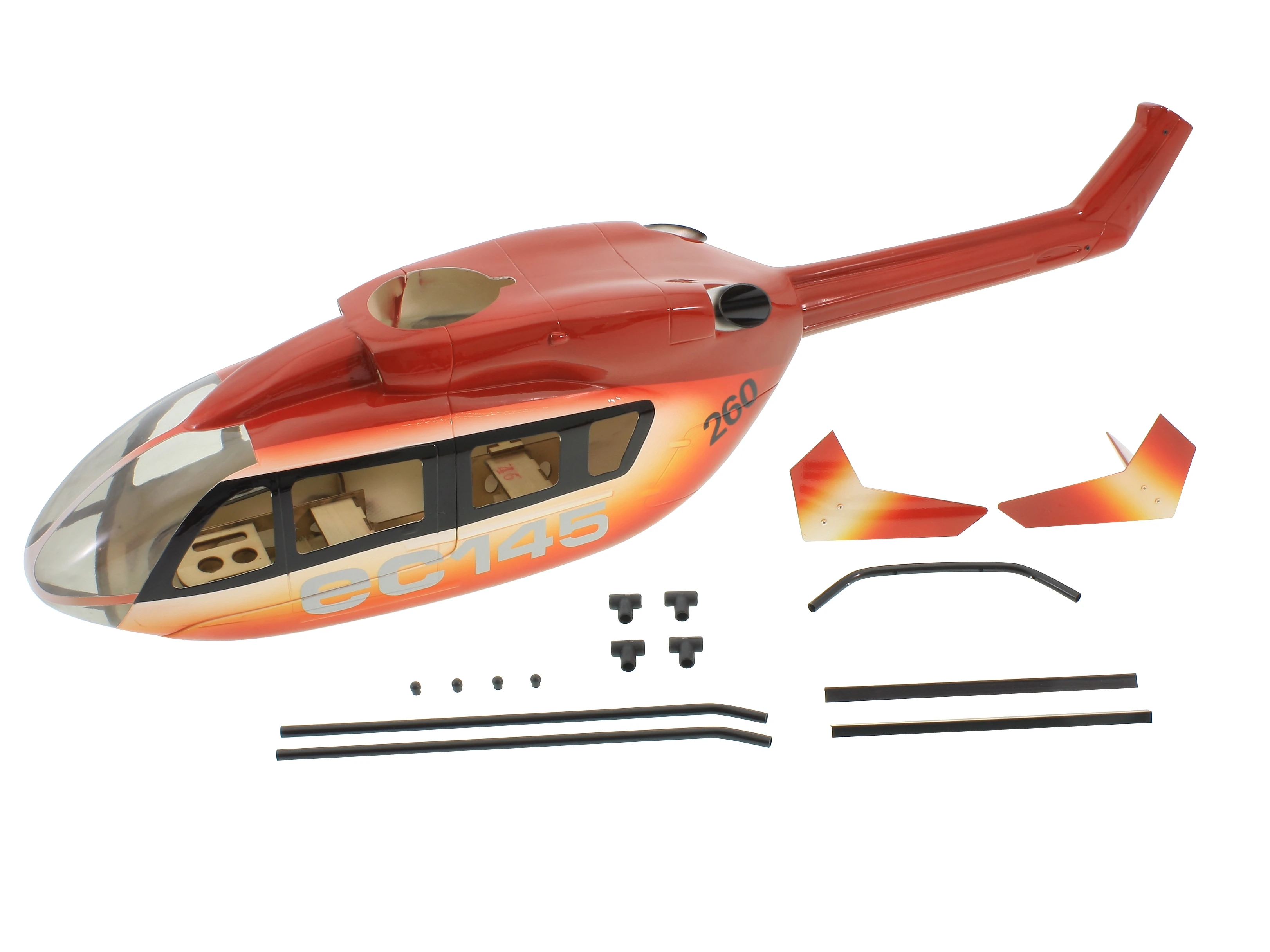 Совместим с размером 600 фюзеляж из стекловолокна для фототехники/вертолета EC145