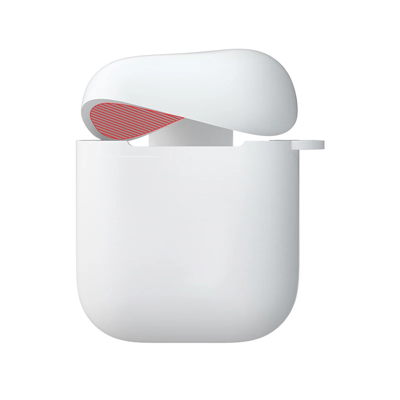 Силиконовый чехол для Apple Airpods 2 Мягкий противоударный AirPods утолщенный наушников s