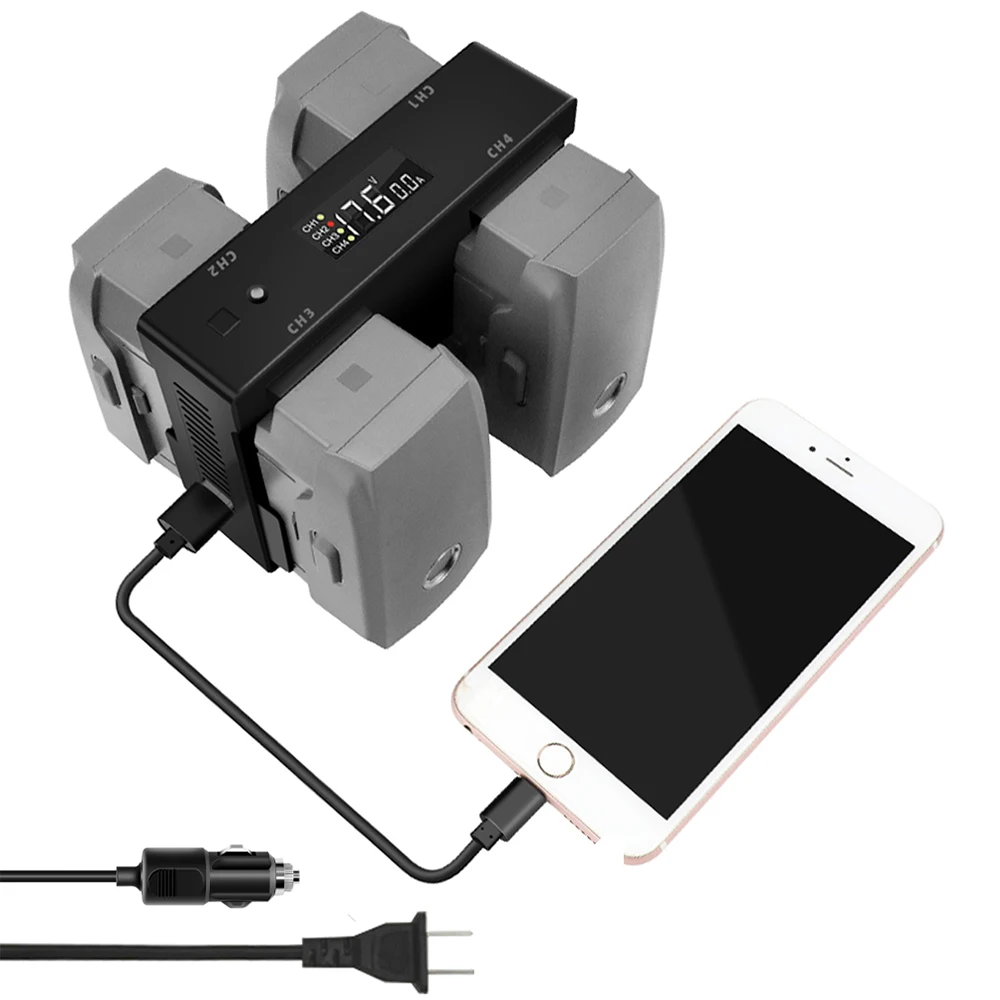 5 в 1 многофункциональное зарядное устройство для аккумуляторов DJI Mavic 2