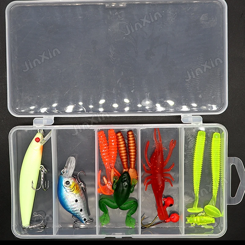 Бесплатная доставка Искусственные Мягкие рыболовные приманки комплект Шад