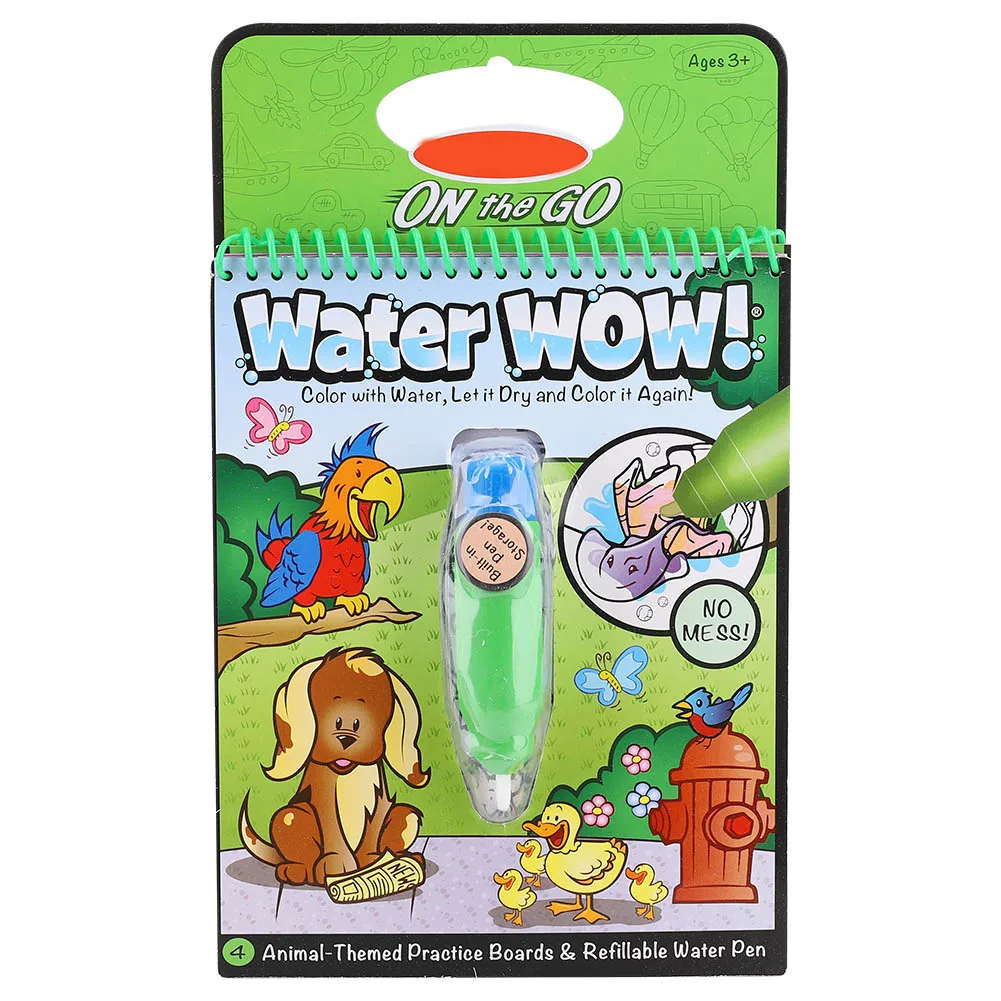 Magic Water Coloring Drawing Book with Pen Children DIY Painting Educational Toy water colour Board |