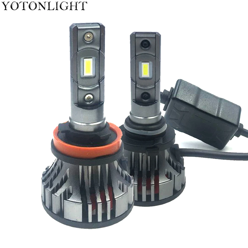 YOTONGLIGHT 120 Вт 2 предмета H7 лампы Светодиодные Автомобильные фары лампада H4 Лампа 9005 Hb3 Led H1 H11 9006 Hb4 H8 H10 H16 16000lm CSP 12v 6000K