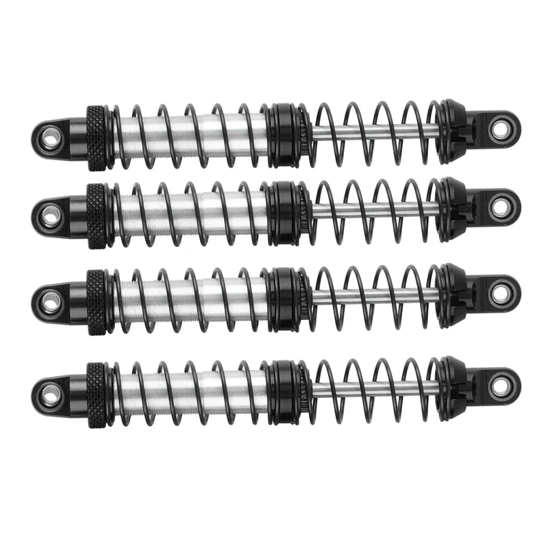 

4PCS 1/10 RC Crawler CNC Metal Shocks 100Mm for SCX10 Wraith RR10 TRX4 TRX6 ABSiMA Sherpa