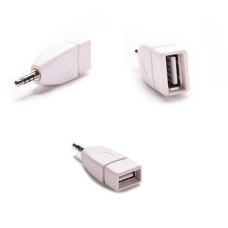 Переходник с гнезда на гнездо 3 5 мм штекер AUX аудио разъем переходник USB 2 0 для