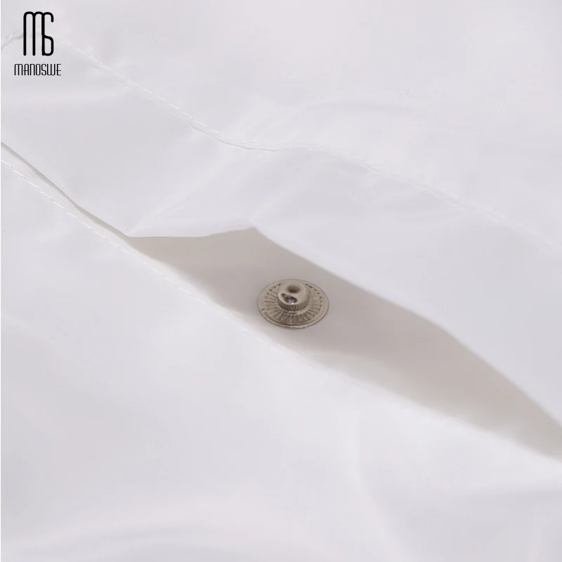 Manoswe мужская куртка-бомбер на молнии-ветровка 2020 базовые куртки с длинным рукавом