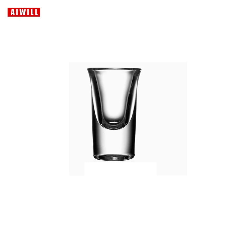 AIWILL хрустальный бокал из бутика с толстой подошвой для вина выстрела Бесплатная