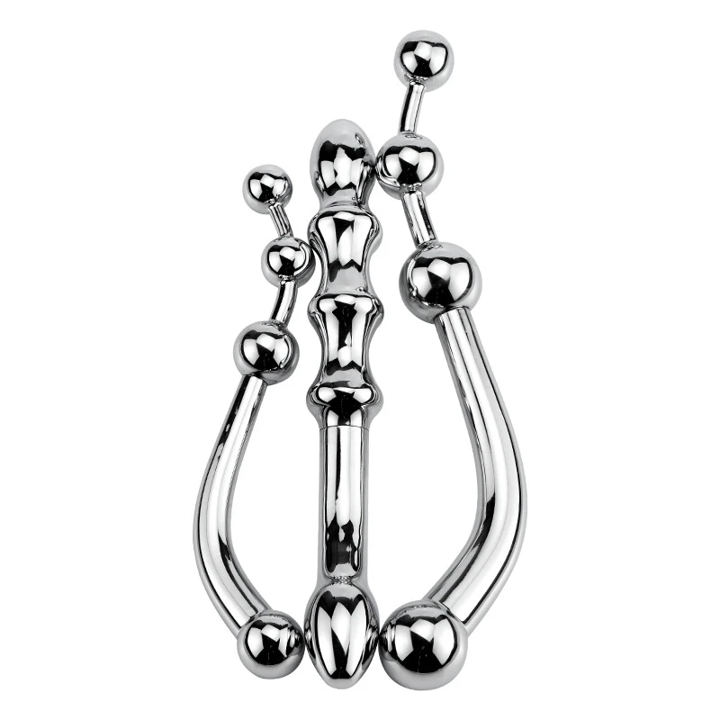 Metal Prostate Massage Anal Beads Magic Wand Plug Dildo G-spot stimulating P Spot Sex Toys Drop shipping | Красота и здоровье