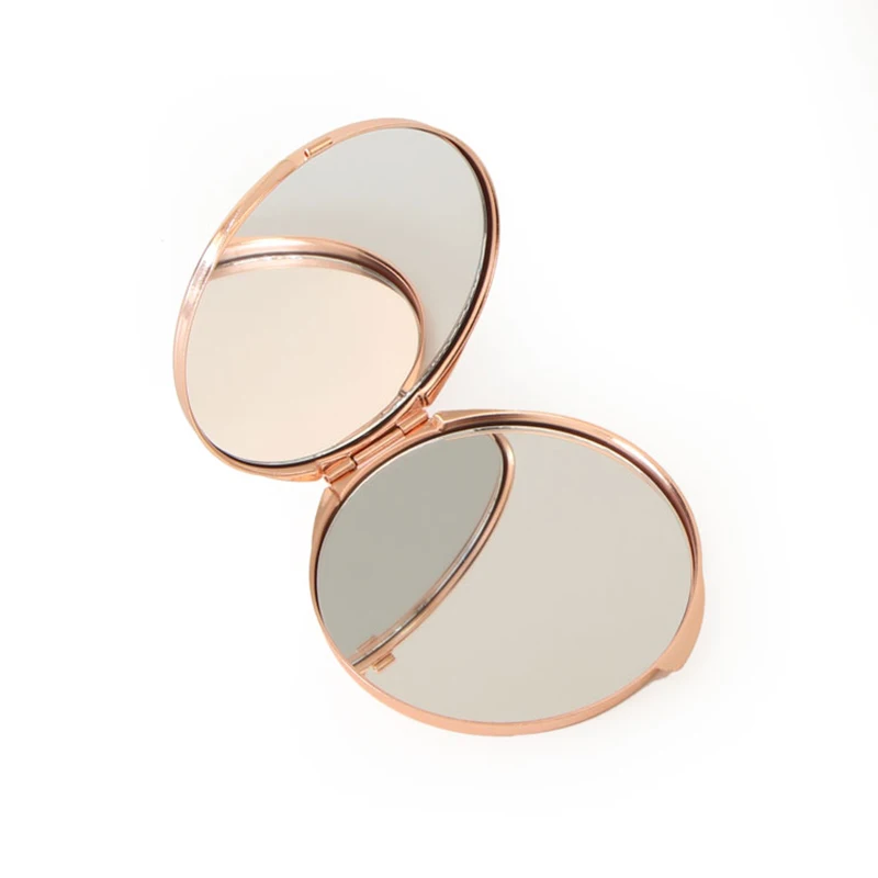 Новые рекламные подарки персонализированные двухстороннее карманное зеркало с