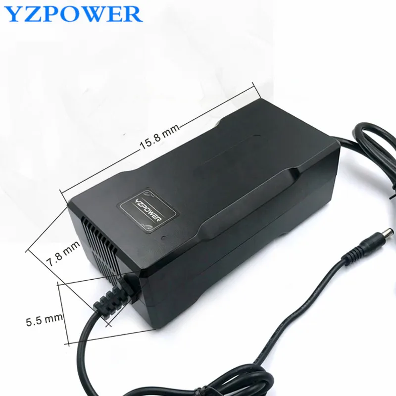YZPOWER CE ROHS 54,6 V 4A Смарт литиевая батарея зарядное устройство для 48V Lipo литий-ионная батарея электрический велосипед Электроинструмент с охлаждающим вентилятором