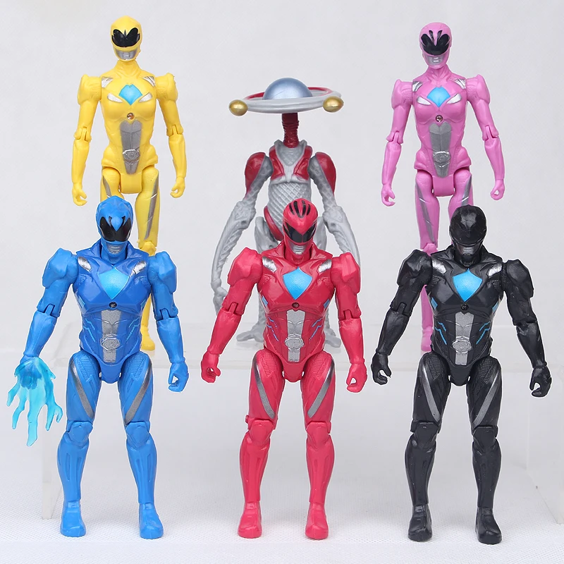 Экшн-фигурки из ПВХ динозавры рейнджеры со светодиодсветильник кой 13 см 6