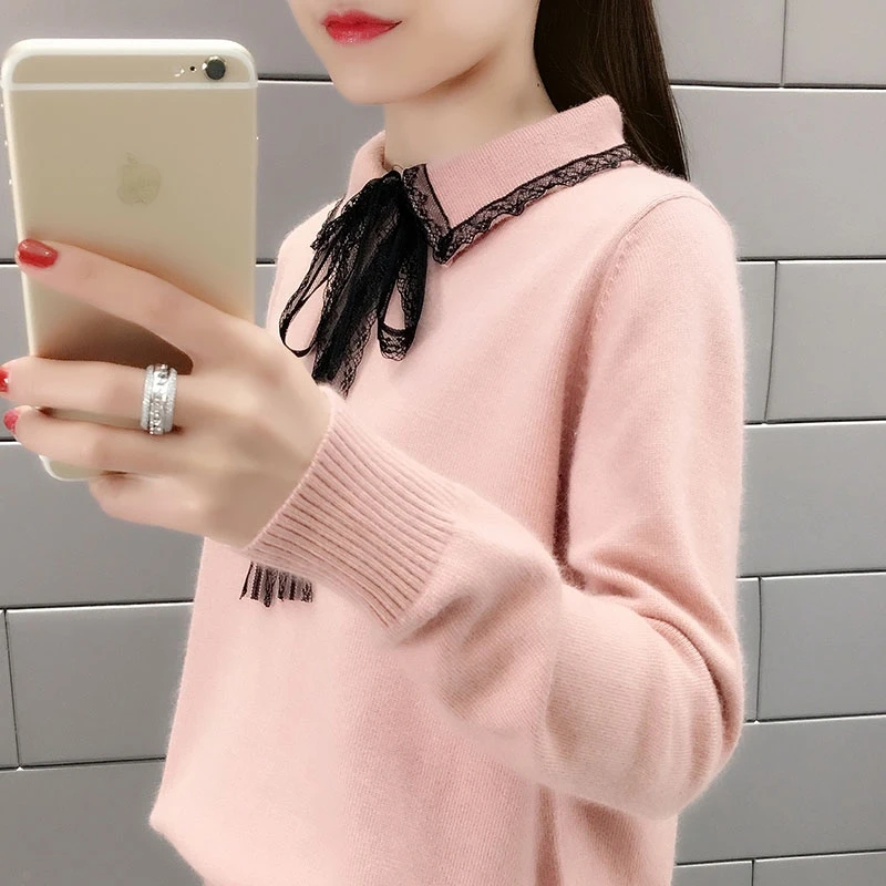 

JCHB 2021 Woman Sweaters Ladies Knitted Sweater Long Sleeve Pullover Women Autumn Winter Clothes Fashion Ropa De Mujer Pph2280