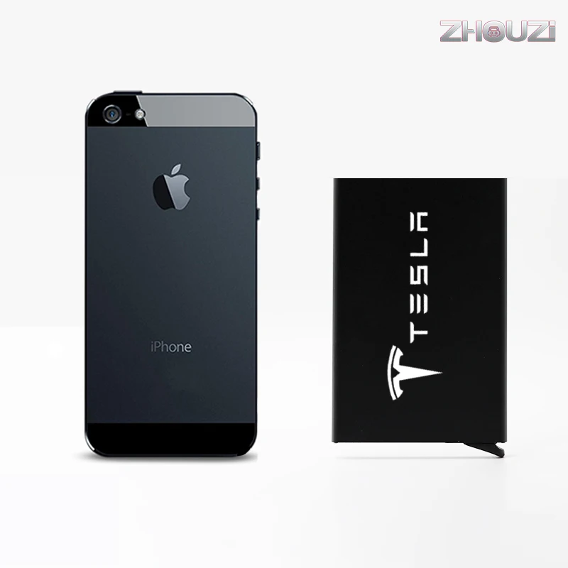 Кредитная Гарантия мужской Тонкий Rfid-кошелек с защитой от кражи металлический