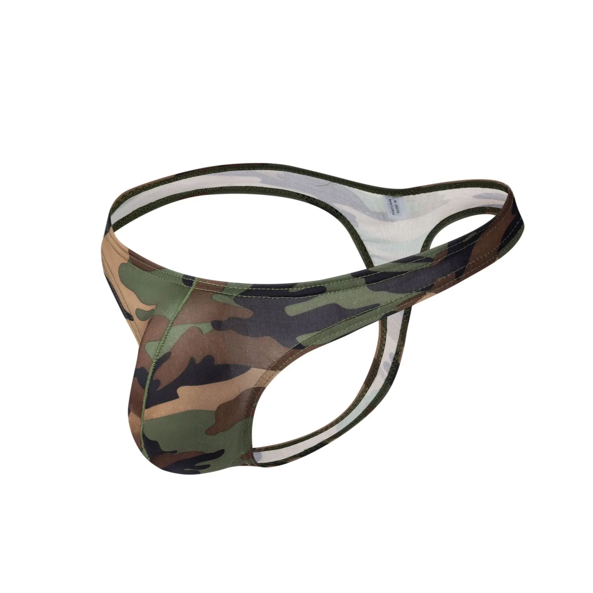 Новинка 2019 пикантные мужские камуфляжные стринги с низкой посадкой нижнее белье