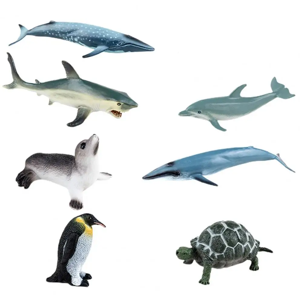 

Ocean Animal Toy Lovely Appearance Anti-hit Bright Color Miniature Sea Fairy Figures for Collection Decoration and Ornament
