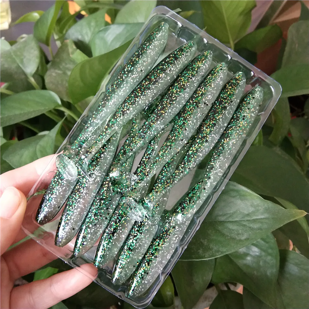 

Tsurinoya 6 bags 55mm 75mm 88mm Fishing Lures Wobblers Carp Fishing Soft Lures Silicone Artificial Double Color Baits