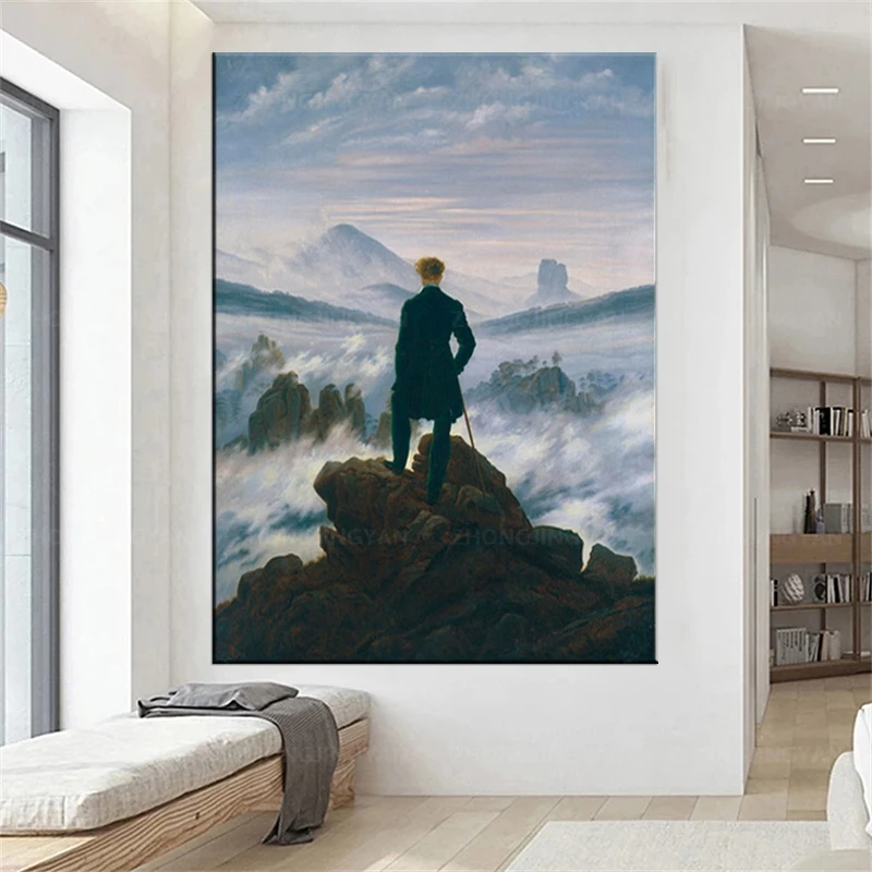 Картина путешествие по морю тумана известная картина Давид Фридрих Путешествие