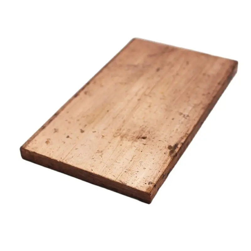 

0.8mmX50mmX100mm Pure 99.9% Copper Plate Electrode Sacrificial Anode Sheet