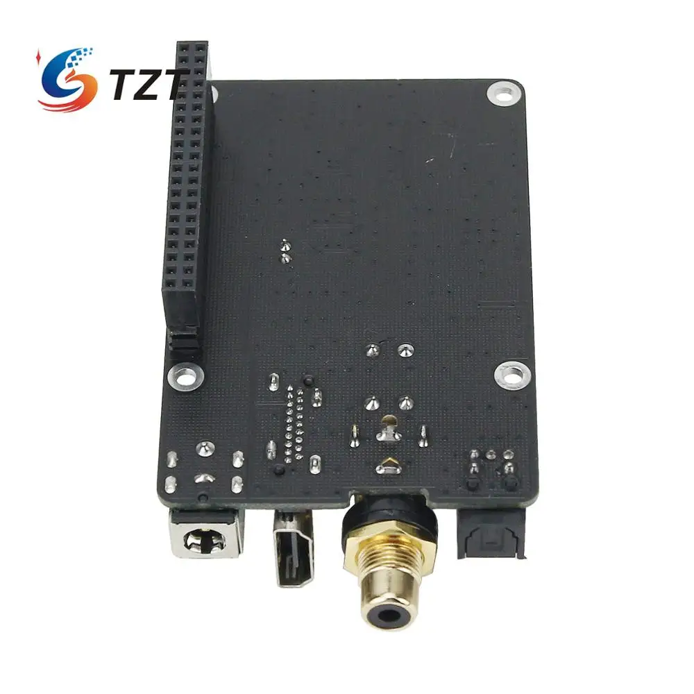Звуковая плата TZT R18 Hi Fi цифровая аудиокарта AK4118 для Raspberry Pi 32 бит/PCM384KHz