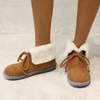 Новая зимняя обувь; Женские зимние ботинки; Теплые плюшевые ботинки на меху; Женские модные утепленные ботильоны; Женские ботинки; Botas Mujer; Размеры 35-43