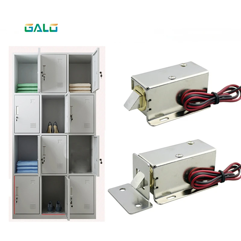 

Small Electromagnetic Lock DC 12V Supermarket Intelligent Locker Electric Lock Mailbox Lock