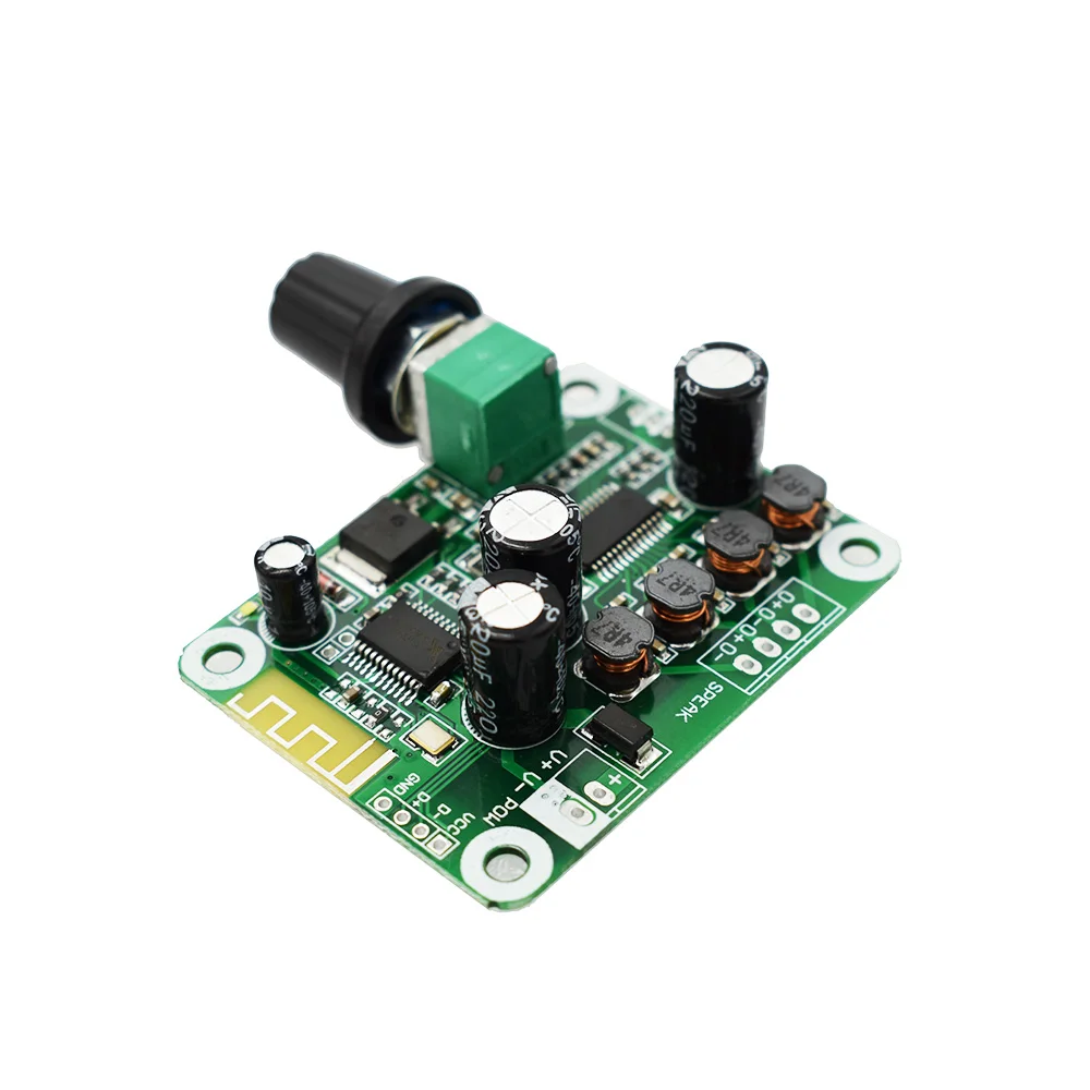 Цифровой стерео аудио усилитель мощности Lusya TPA3110 Bluetooth 4 2 15 Вт + плата 12 24 В для