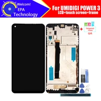 umidigi power 3 lcd displaytouch screen digitizer 100 original tested lcd screen glass panel for umi power 3tools adhesive