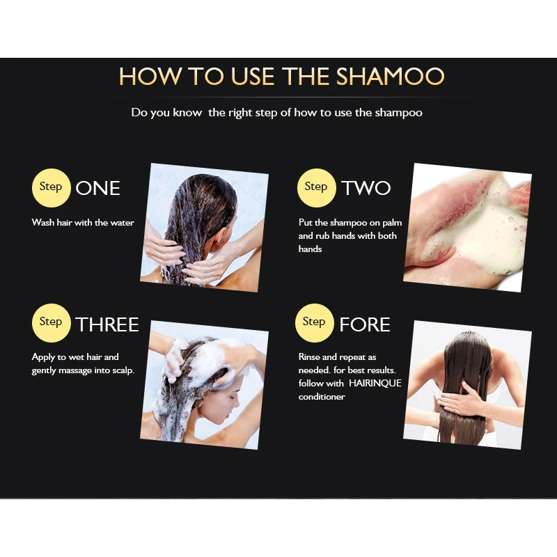 HAIRINQUE бессульфатный увлажняющий шампунь профессиональный уход за волосами