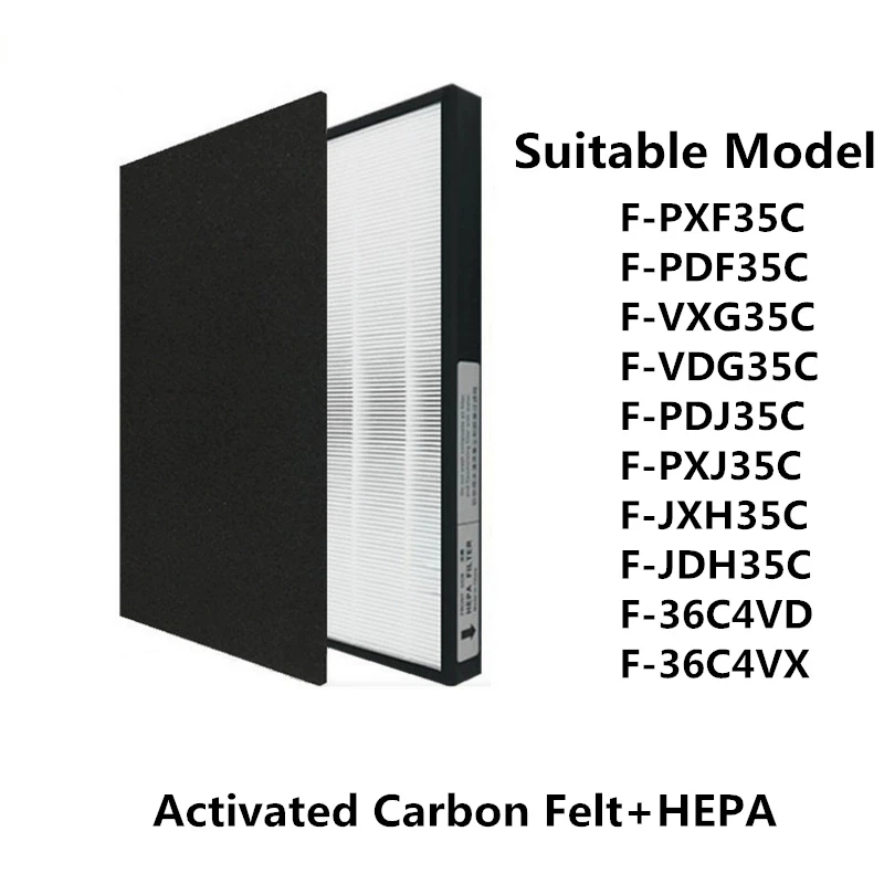 

For Panasonic Air Purifier HEPA Filter F-PXF35C F-PDF35C F-VXG35C F-VDG35C F-PDJ35C F-PXJ35C F-JXH35C F-JDH35C F-36C4VD F-36C4VX