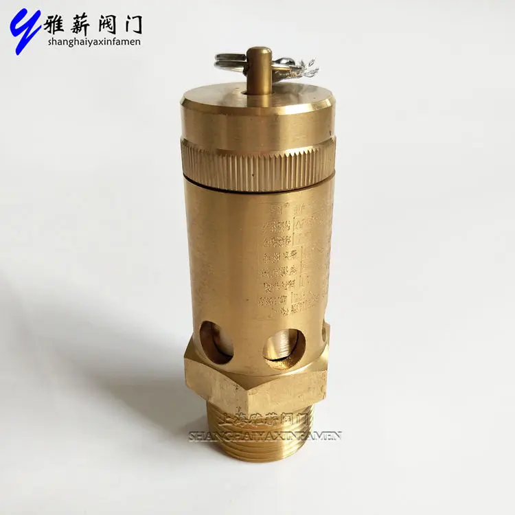 

A28X-16T full copper 1 inch spring type screw air compressor safety valve pressure relief valve 6 points DN15 20 25 32
