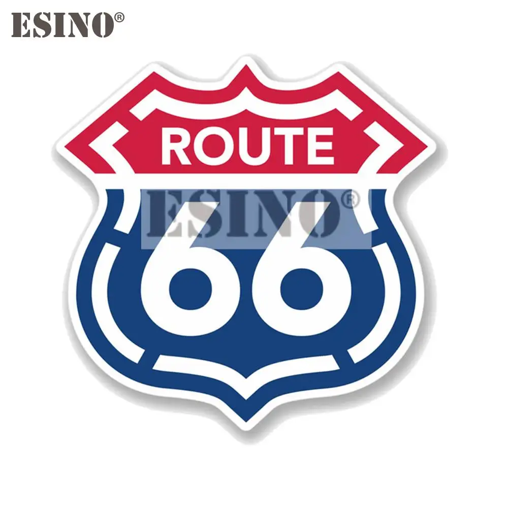 

Автостайлинг креативный США Америка Route 66 мультфильм ПВХ водонепроницаемый кузов автомобиля Наклейка узор винил