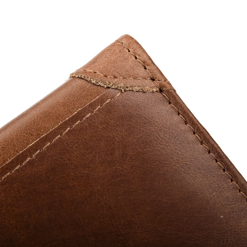 

YourSeason 2021 Retro Solid Cowhide Long Genuine Leather Card Holder Multi-card Position Men Casual Wallets And Purses