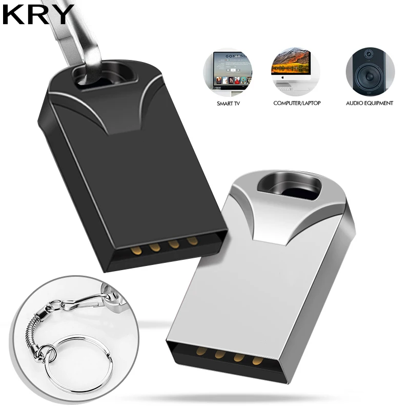 Мини металлический USB флеш накопитель 64 ГБ 32 16 8 портативный накопитель|USB