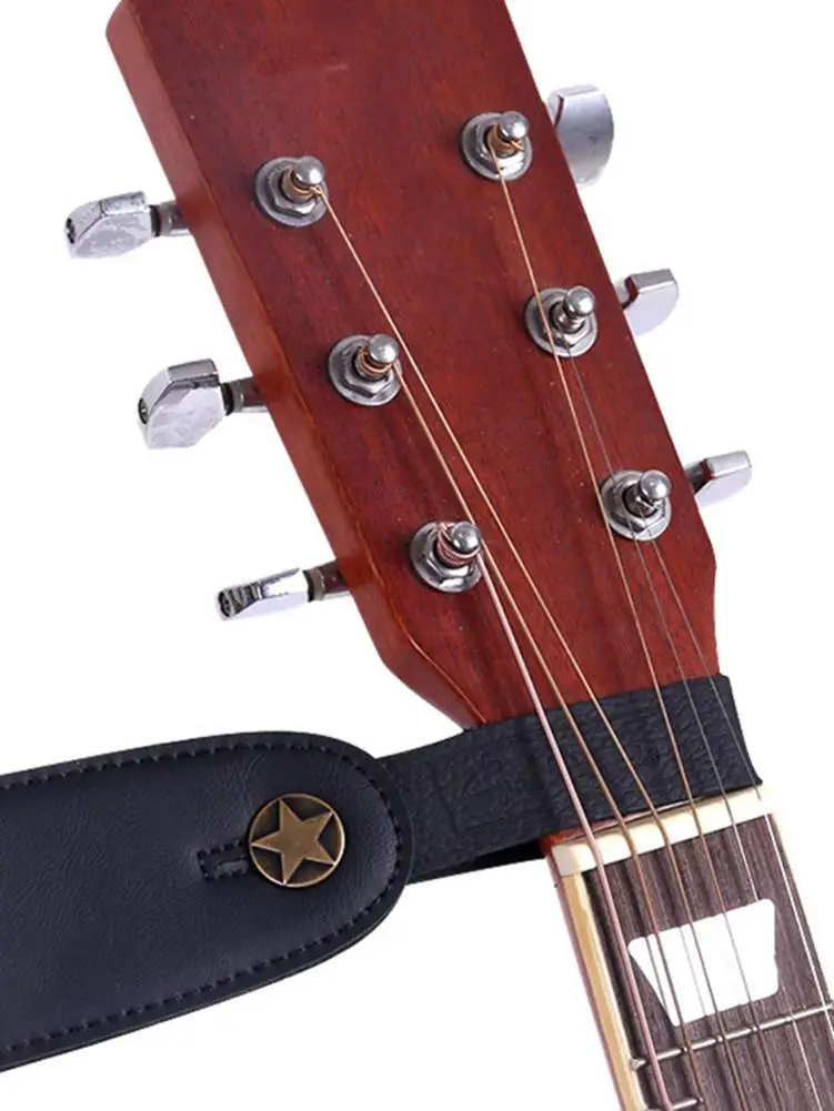 Гитара для игры в стиле фолк шейный ремень гитары головы кожи средства ухода за