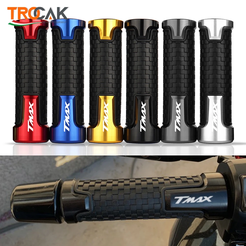 Motorcycle handlebar grips For YAMAHA TMAX T-MAX 530 500 TMAX560 TMAX530 SX DX 2014-2022 2021 2020 2019 2018 Moto handle grips images - 6