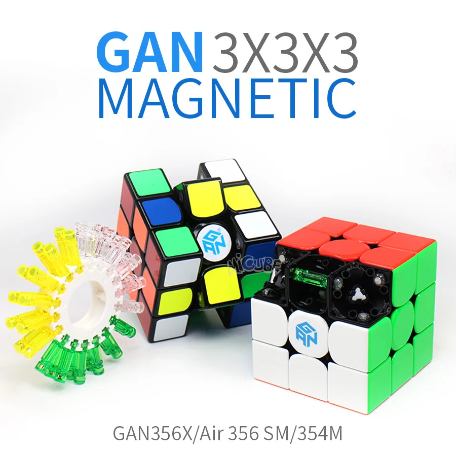 Магнитный куб Gan 356X3x3 магнитный кубик 3x3 магический магнит Гань Air 356 SM 354M 356x Neo Magico