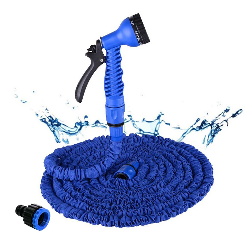Водяной пистолет высокого давления растягивающийся гибкий садовый