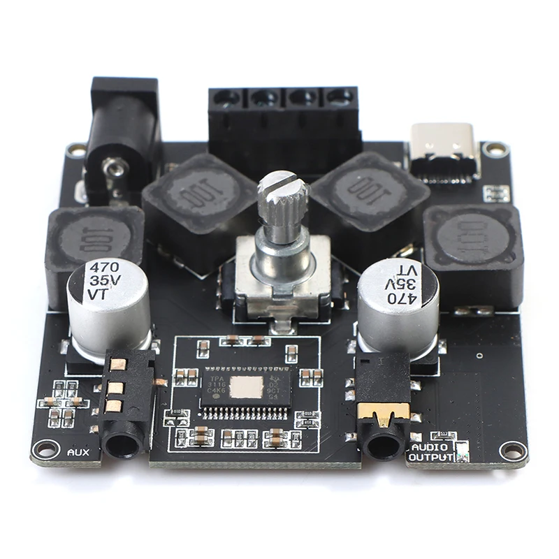 

50W*2 Bluetooth 5.0 Digital TPA3116 Audio Power Amplifier USB Sound Card AMP
