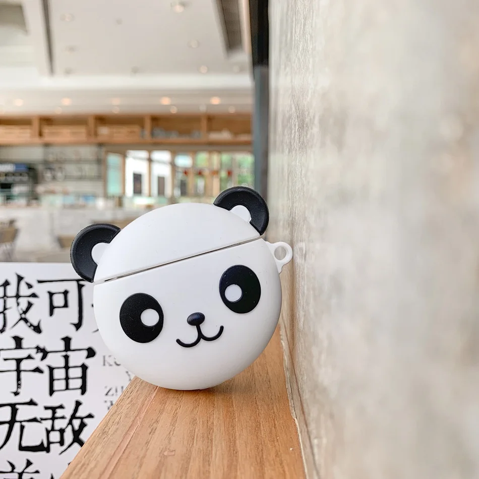 463 Чехол для наушников для AirPods чехол с мультяшным медведем силиконовый чехол для Apple Air pods 2 милые наушники сумка для Earpods чехол s аксессуары - Цвет: 463